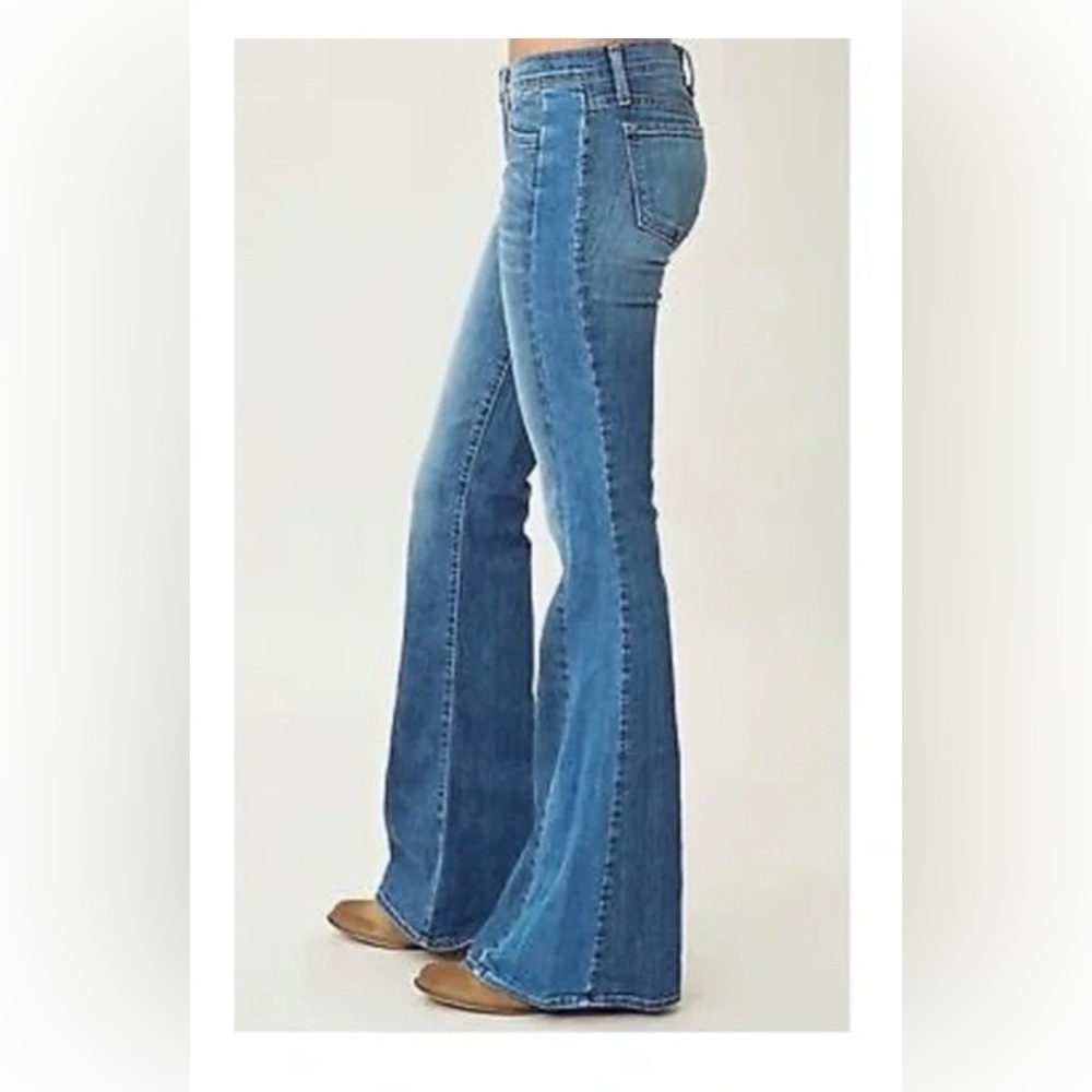 J Brand Bliss Blue Flared Jeans, sz 30